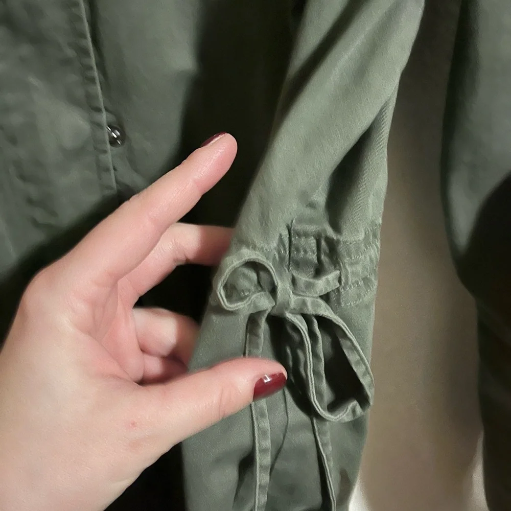 a new day Olive Utility Jacket - Picture 7 of 9